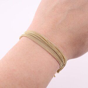 Women's Vince Camuto‎ Toggle Chain Bracelet Gold Plated Fashion Jewelry